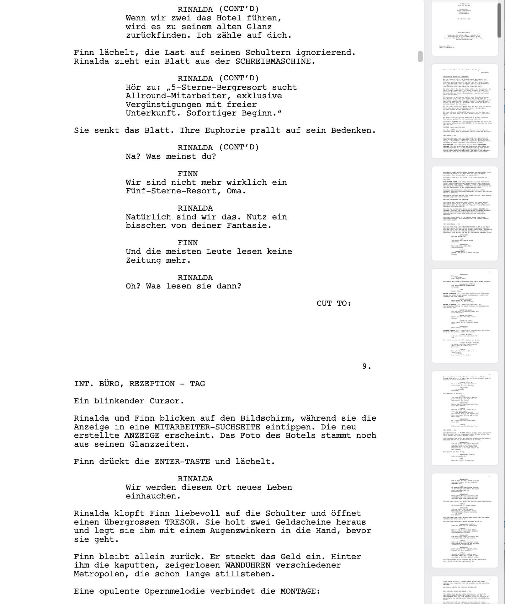 Table Read